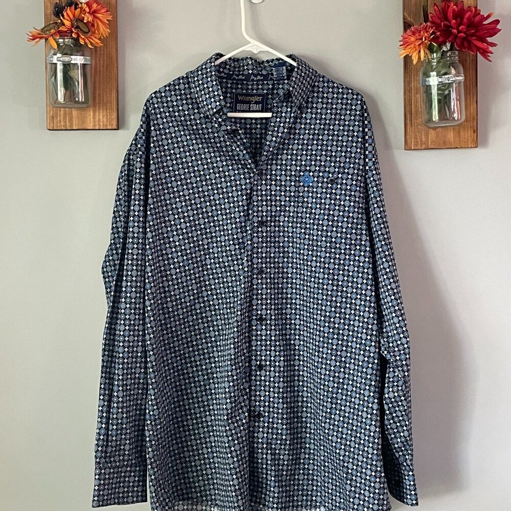 Wrangler George Straight collection Blue Mens XL TALL
